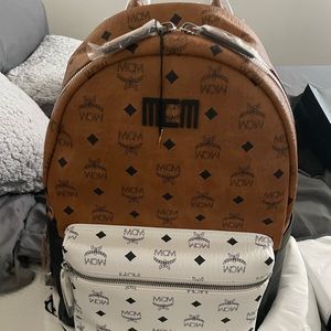 MCM backpack cognac color brand new contact me if interested 323-274-9478